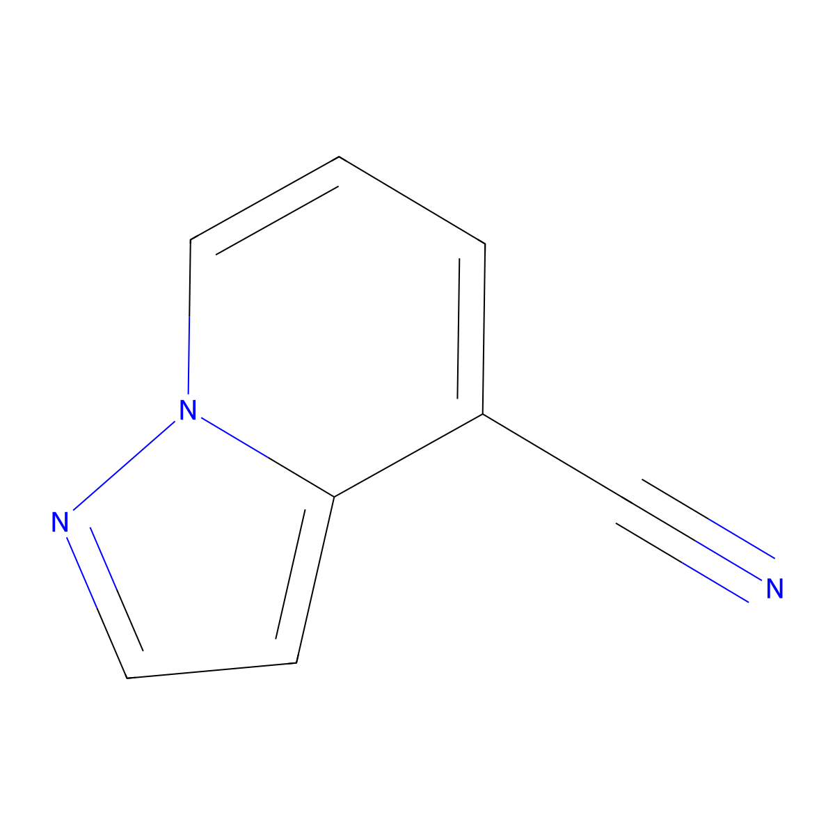 Pyrazolo[1,5-a]pyridine-4-carbonitrile molecular structure, CAS 1361004-15-0