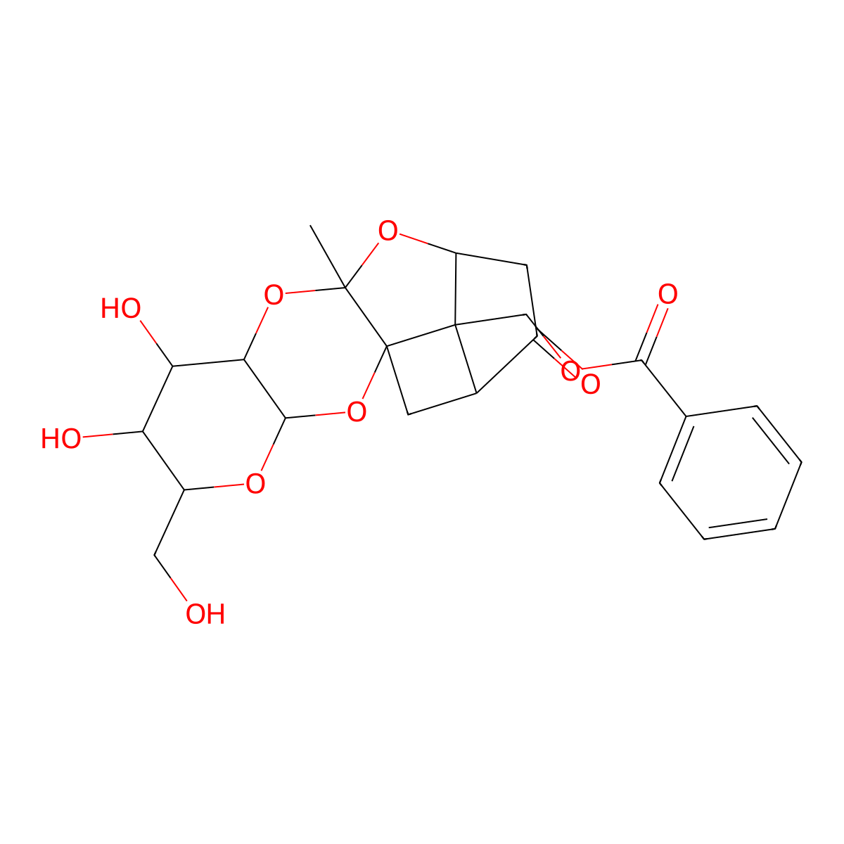 (+)-Lactiflorin molecular structure, CAS 1361049-59-3
