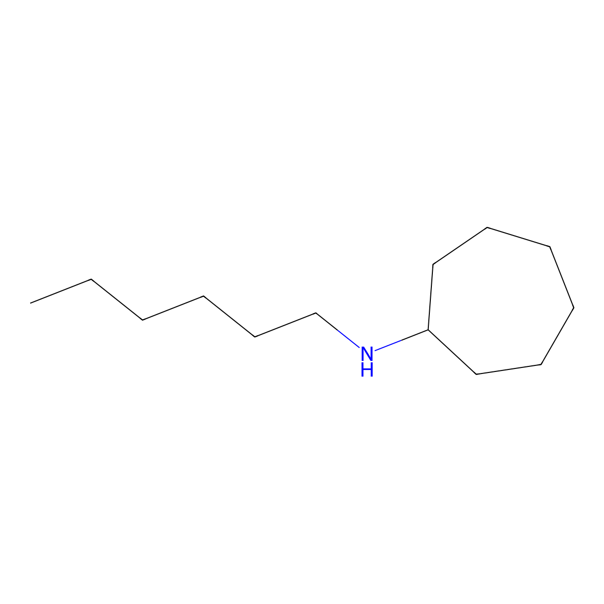 N-hexylcycloheptanamine molecular structure, CAS 136105-91-4