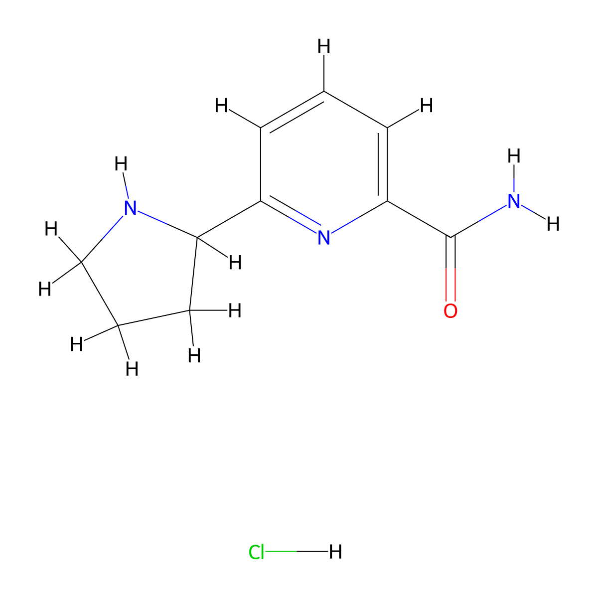 6-(Pyrrolidin-2-yl)picolinamide hydrochloride molecular structure, CAS 1361116-03-1