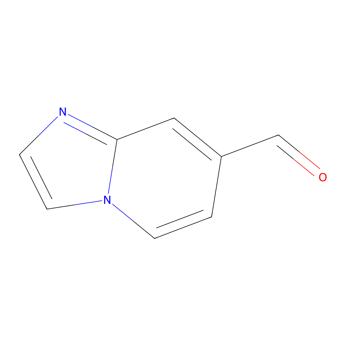 Imidazo[1,2-A]pyridine-7-carbaldehyde molecular structure, CAS 136117-73-2