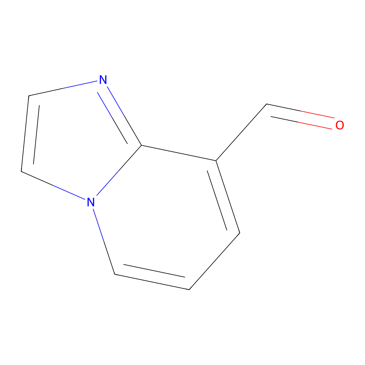 Imidazo(1,2-a)pyridine-8-carbaldehyde molecular structure, CAS 136117-74-3