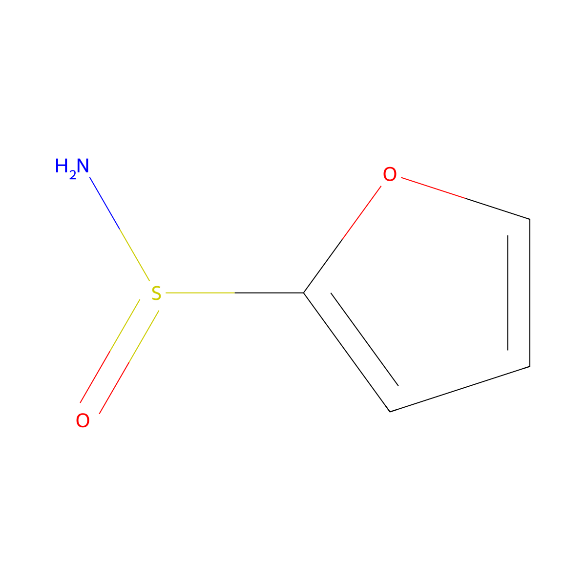 Furan-2-sulfinamide molecular structure, CAS 1361191-65-2