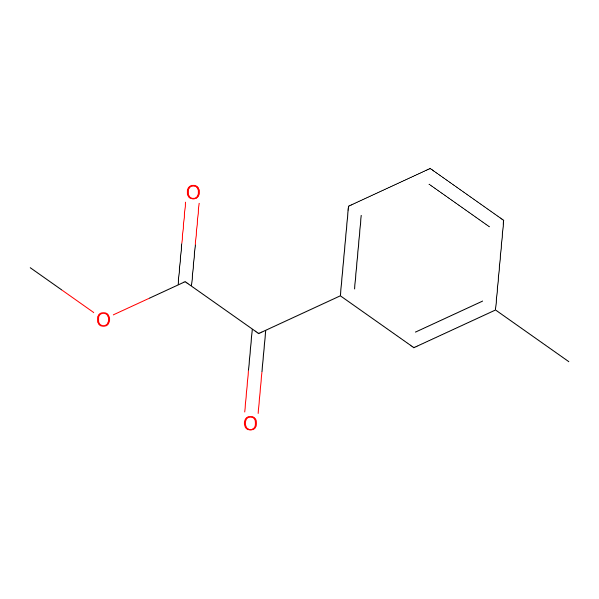 Methyl 2-oxo-2-(m-tolyl)acetate molecular structure, CAS 136125-68-3