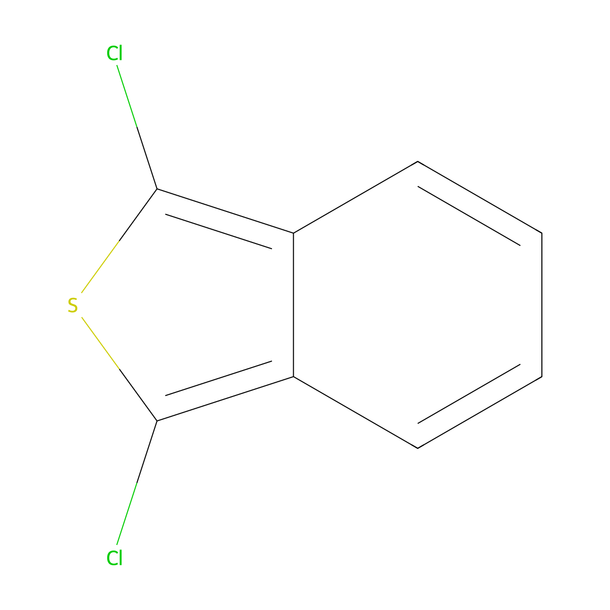1,3-Dichloro-2-benzothiophene molecular structure, CAS 136132-54-2