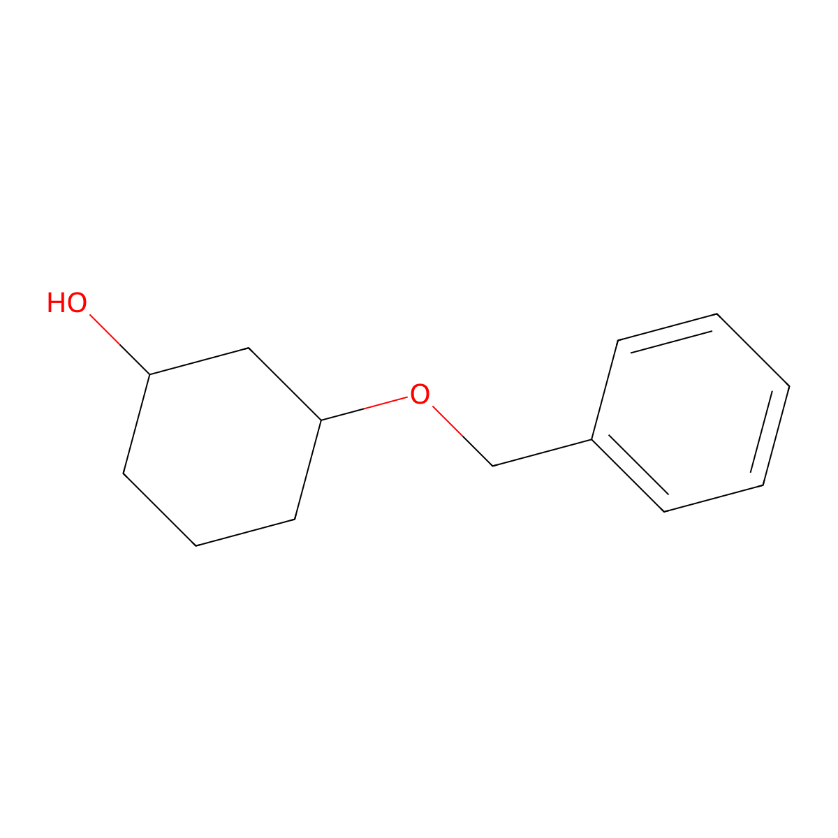3-(Benzyloxy)cyclohexanol molecular structure, CAS 1361392-03-1