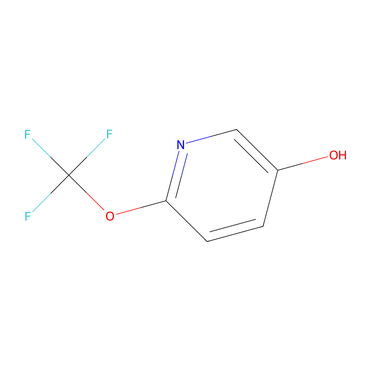 6-(Trifluoromethoxy)pyridin-3-ol molecular structure, CAS 1361494-43-0