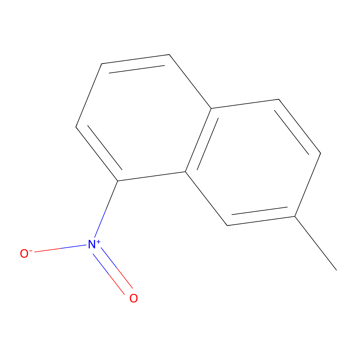 7-Methyl-1-nitronaphthalene molecular structure, CAS 13615-38-8