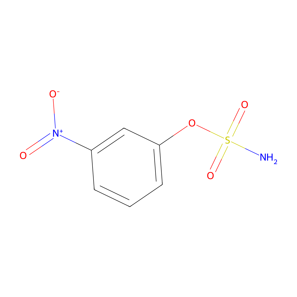 3-Nitrophenyl Sulfamate molecular structure, CAS 136167-02-7