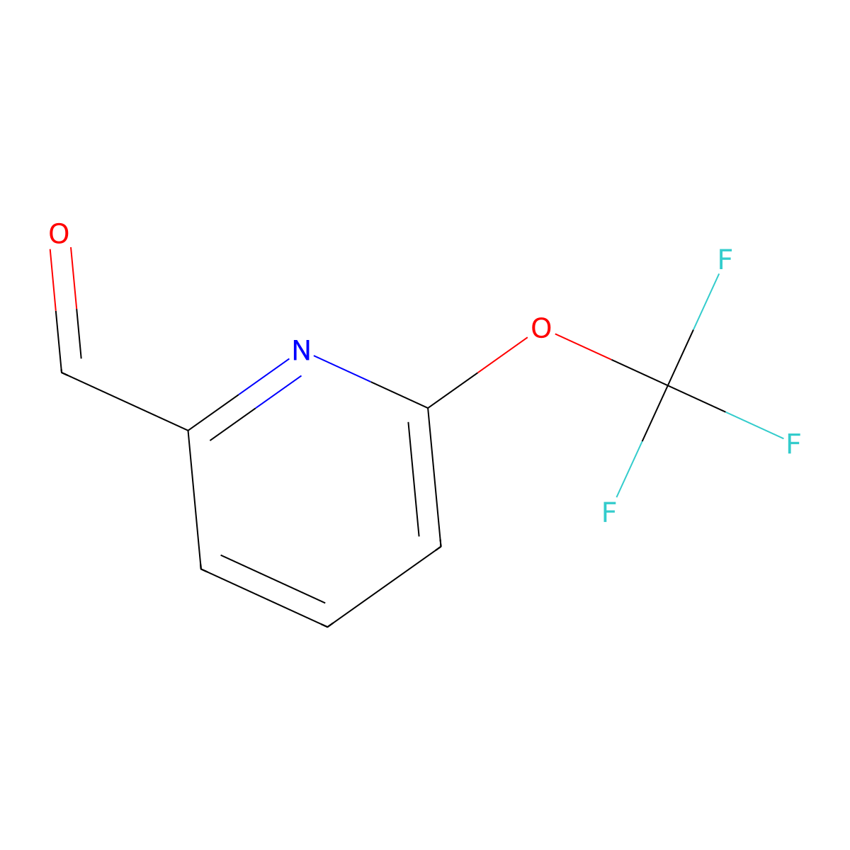 6-(Trifluoromethoxy)picolinaldehyde molecular structure, CAS 1361692-57-0