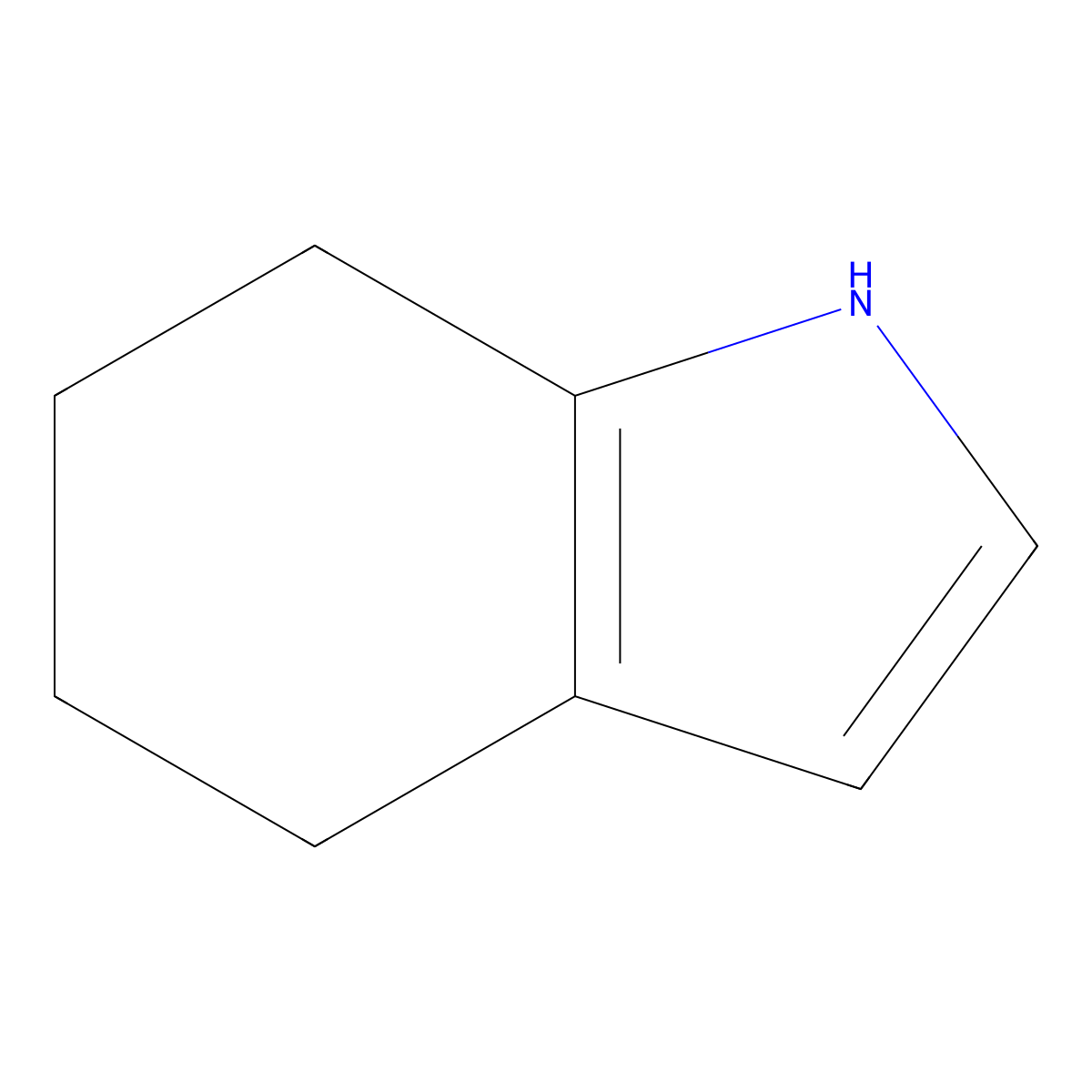 4,5,6,7-Tetrahydroindole molecular structure, CAS 13618-91-2