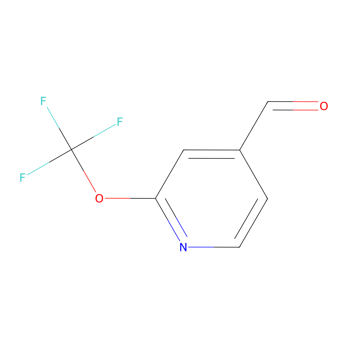 2-(Trifluoromethoxy)pyridine-4-carbaldehyde molecular structure, CAS 1361810-21-0