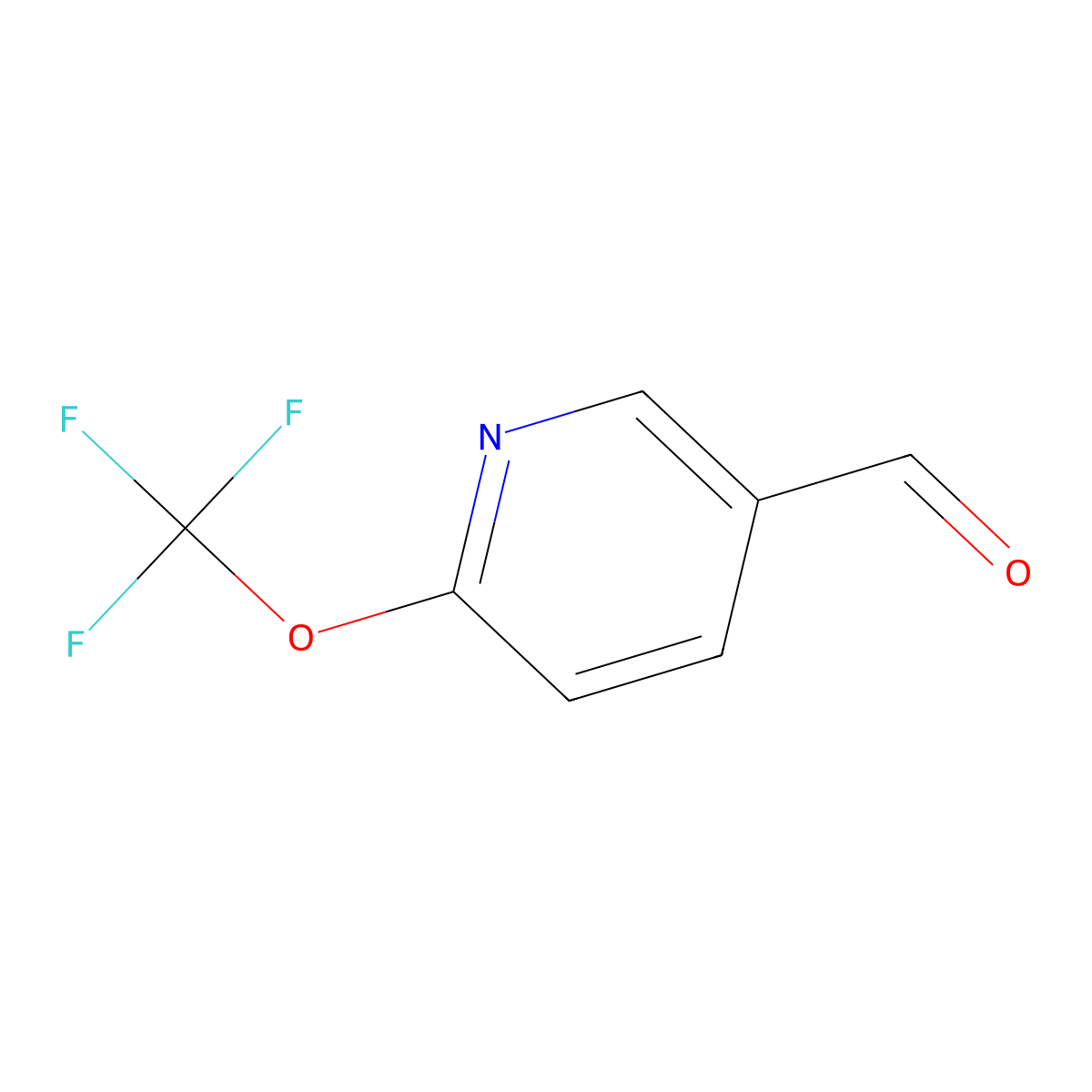 6-(Trifluoromethoxy)nicotinaldehyde molecular structure, CAS 1361849-85-5