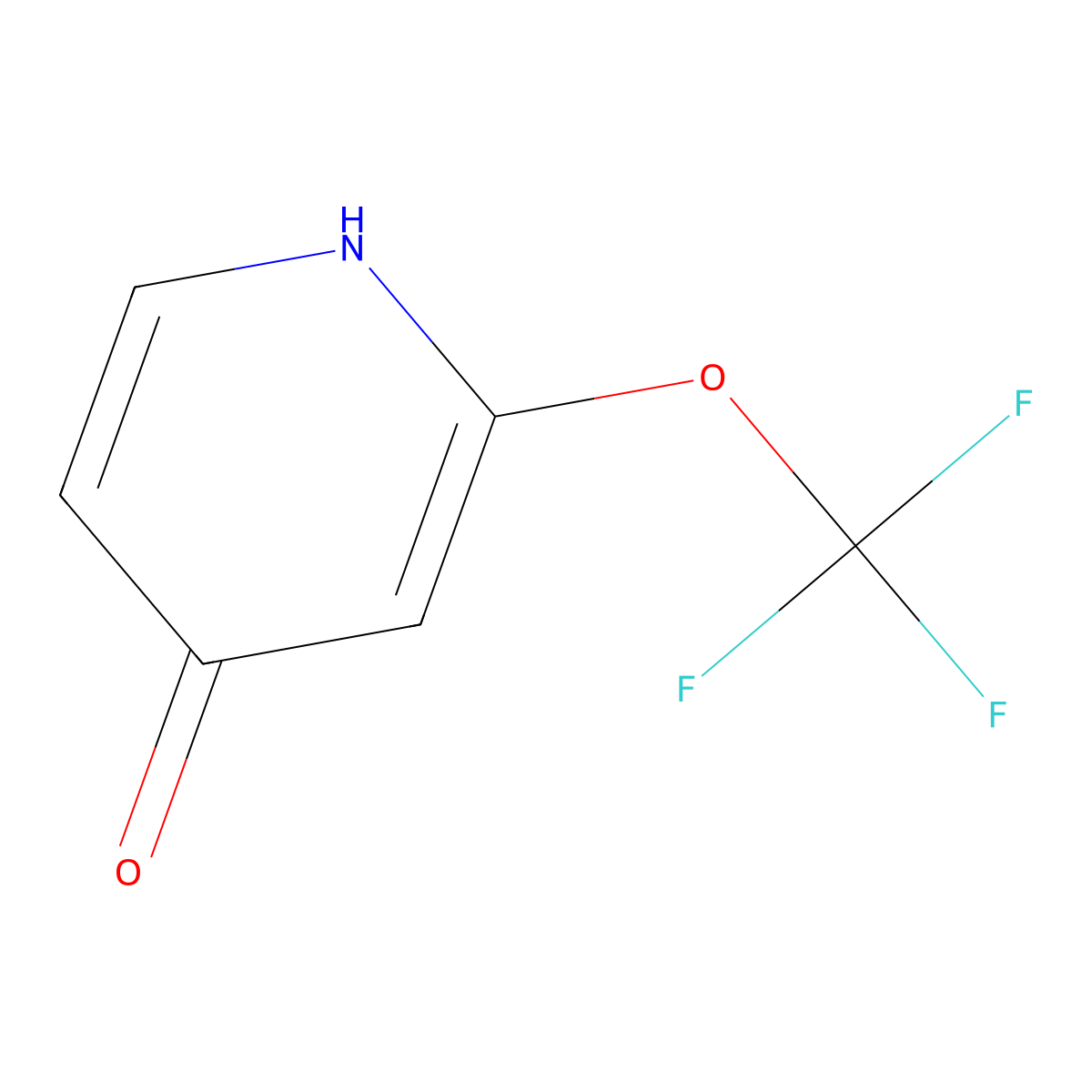 2-(Trifluoromethoxy)pyridin-4-ol molecular structure, CAS 1361880-86-5