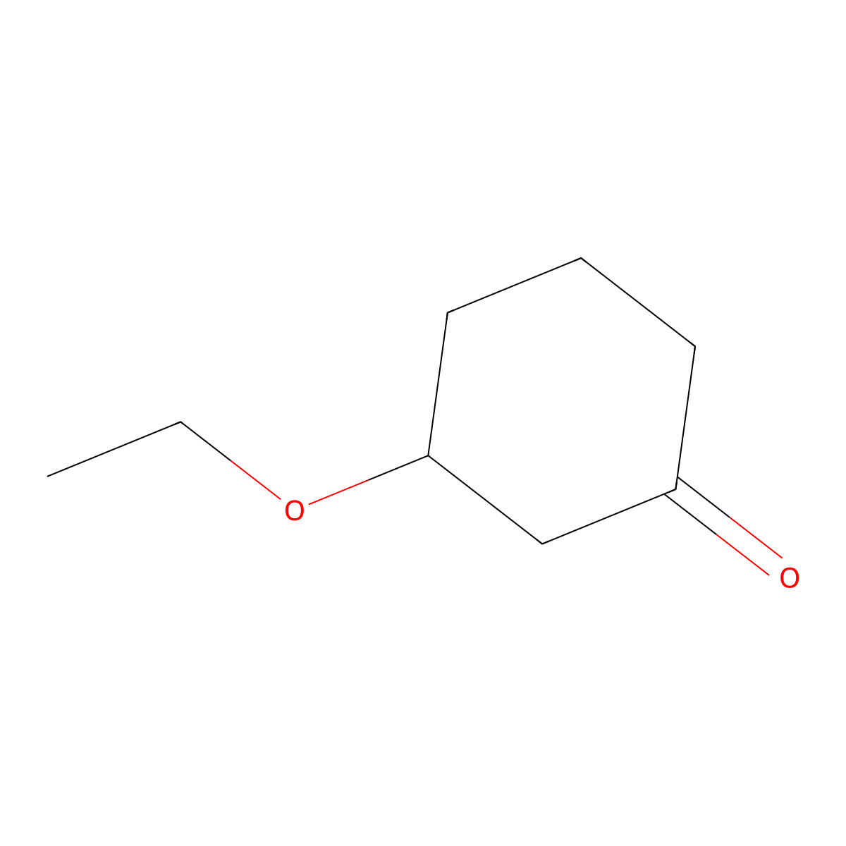 3-Ethoxycyclohexan-1-one molecular structure, CAS 13619-73-3