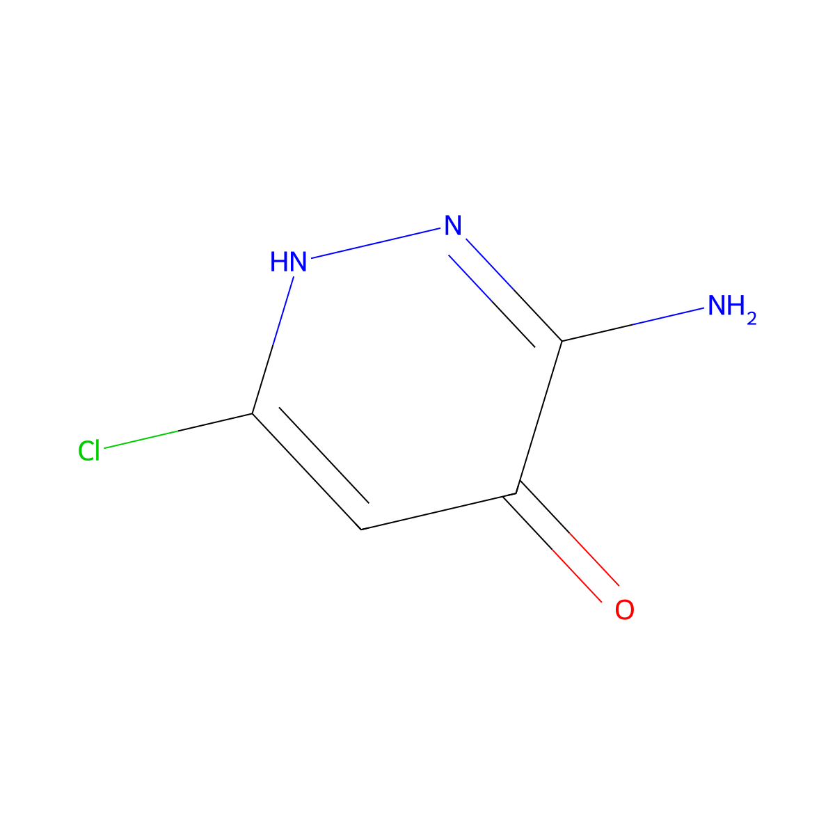 3-Amino-6-chloropyridazin-4-ol molecular structure, CAS 1361947-75-2