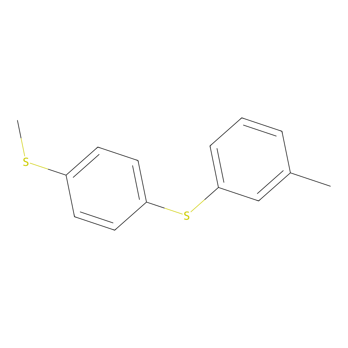 1-Methyl-3-{[4-(methylsulfanyl)phenyl]sulfanyl}benzene molecular structure, CAS 1361950-33-5