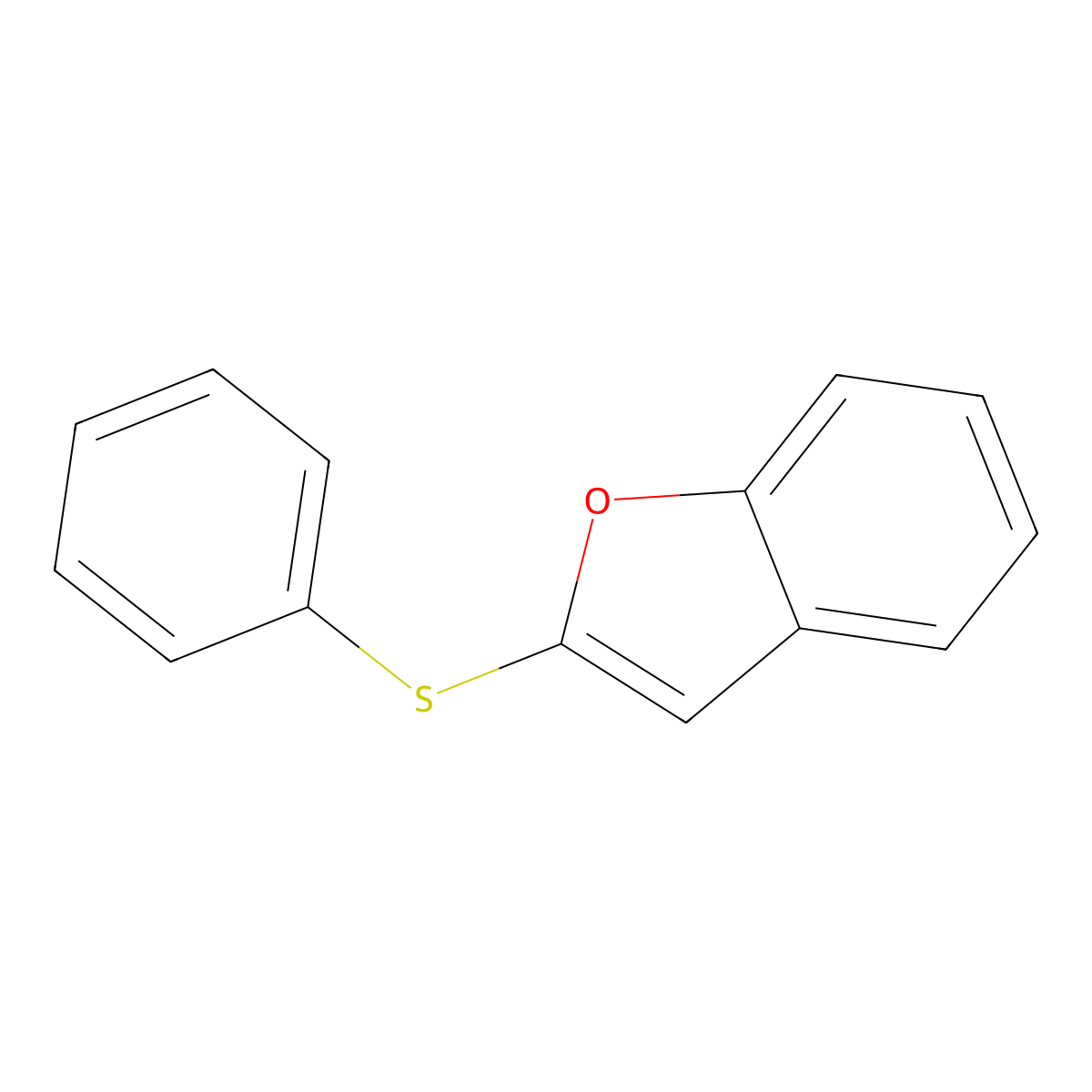 2-(Phenylthio)benzofuran molecular structure, CAS 1361950-36-8