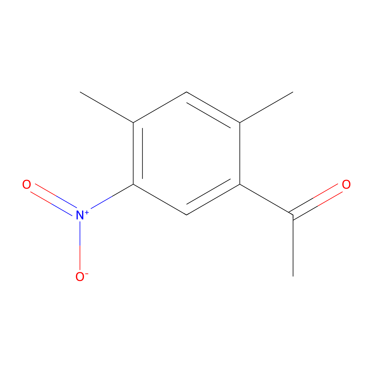 1-(2,4-Dimethyl-5-nitrophenyl)ethanone molecular structure, CAS 13621-23-3