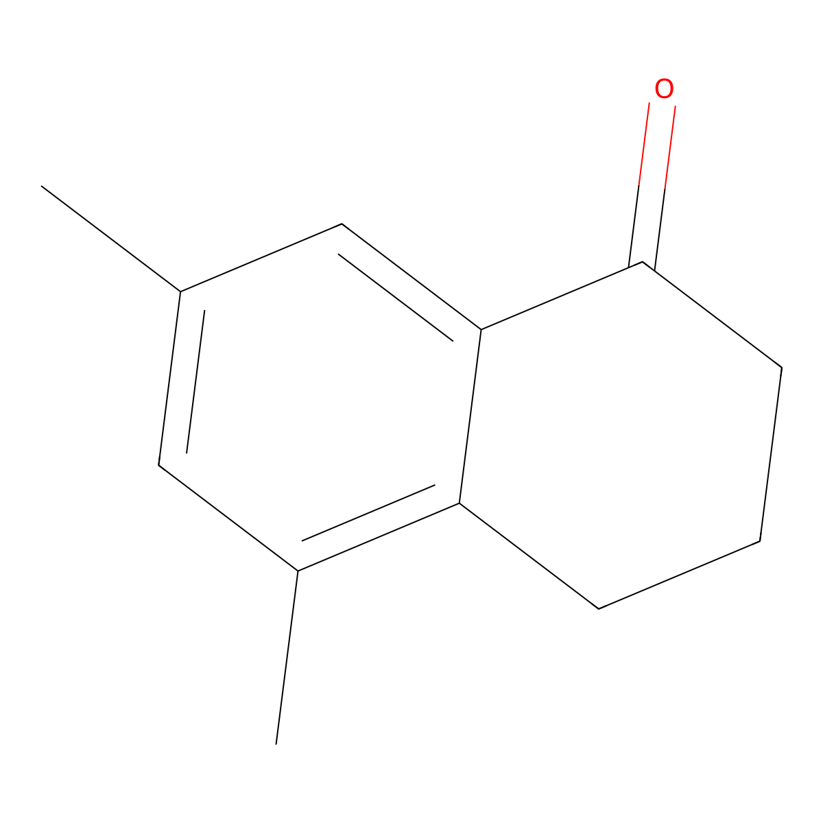 3,4-dihydro-5,7-dimethylnaphthalen-1(2H)-one molecular structure, CAS 13621-25-5