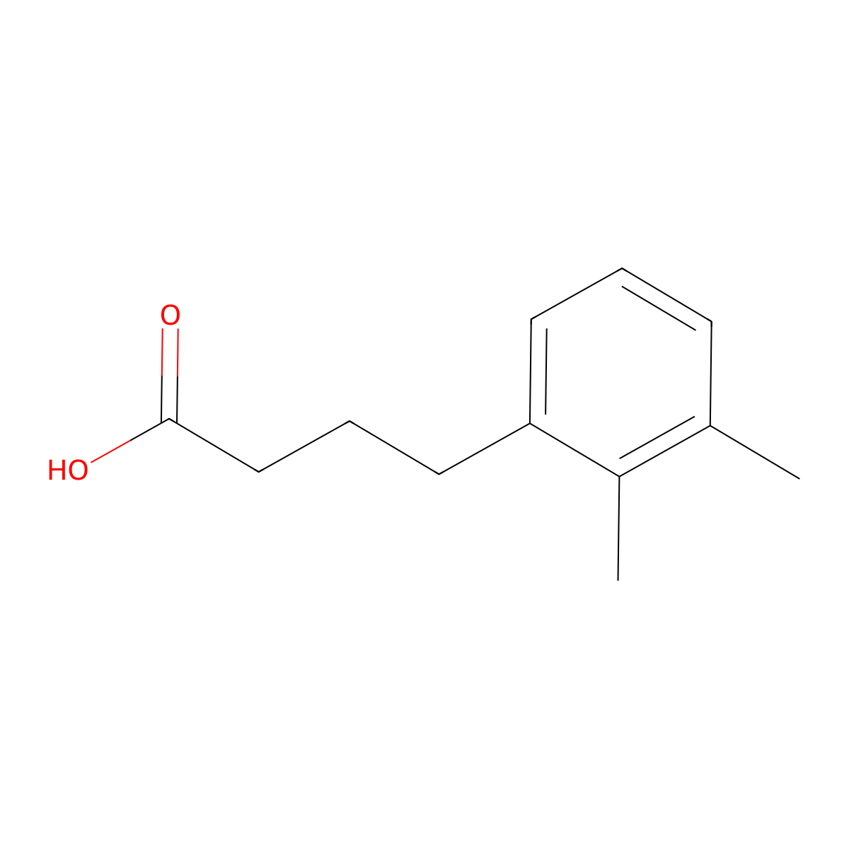 4-(2,3-dimethylphenyl)butanoic Acid molecular structure, CAS 13621-30-2