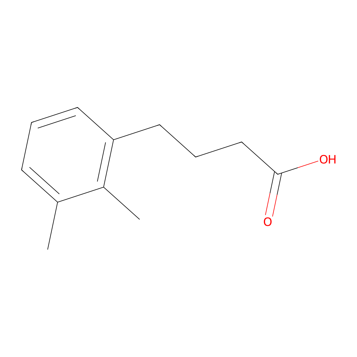 4-(2,3-dimethylphenyl)butanoic Acid molecular structure, CAS 13621-30-2