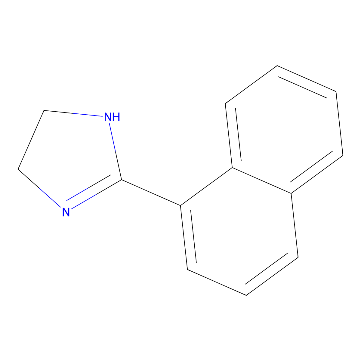 2-(1-Naphthalenyl)-2-imidazoline molecular structure, CAS 13623-57-9