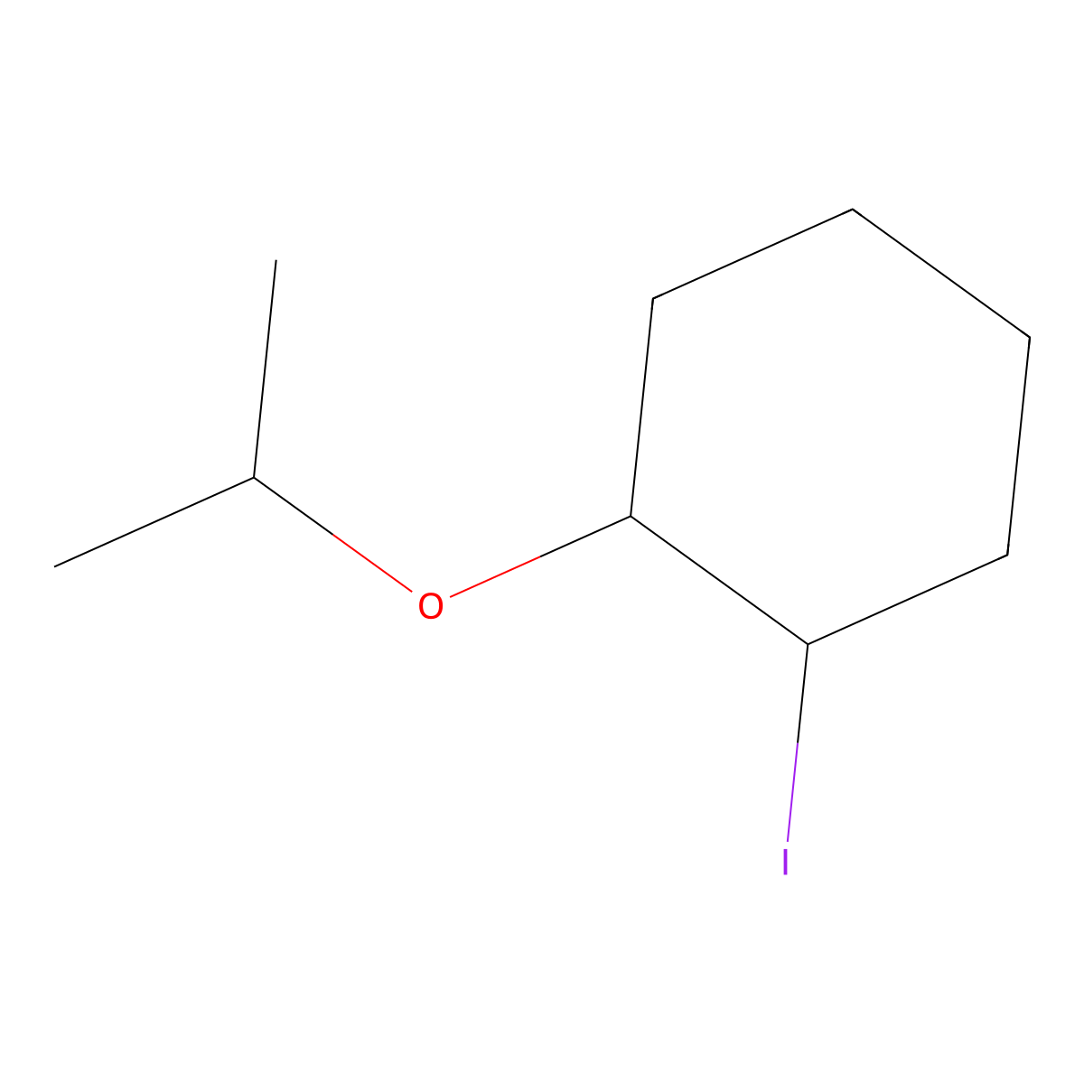 1-Iodo-2-(propan-2-yloxy)cyclohexane molecular structure, CAS 1362852-51-4