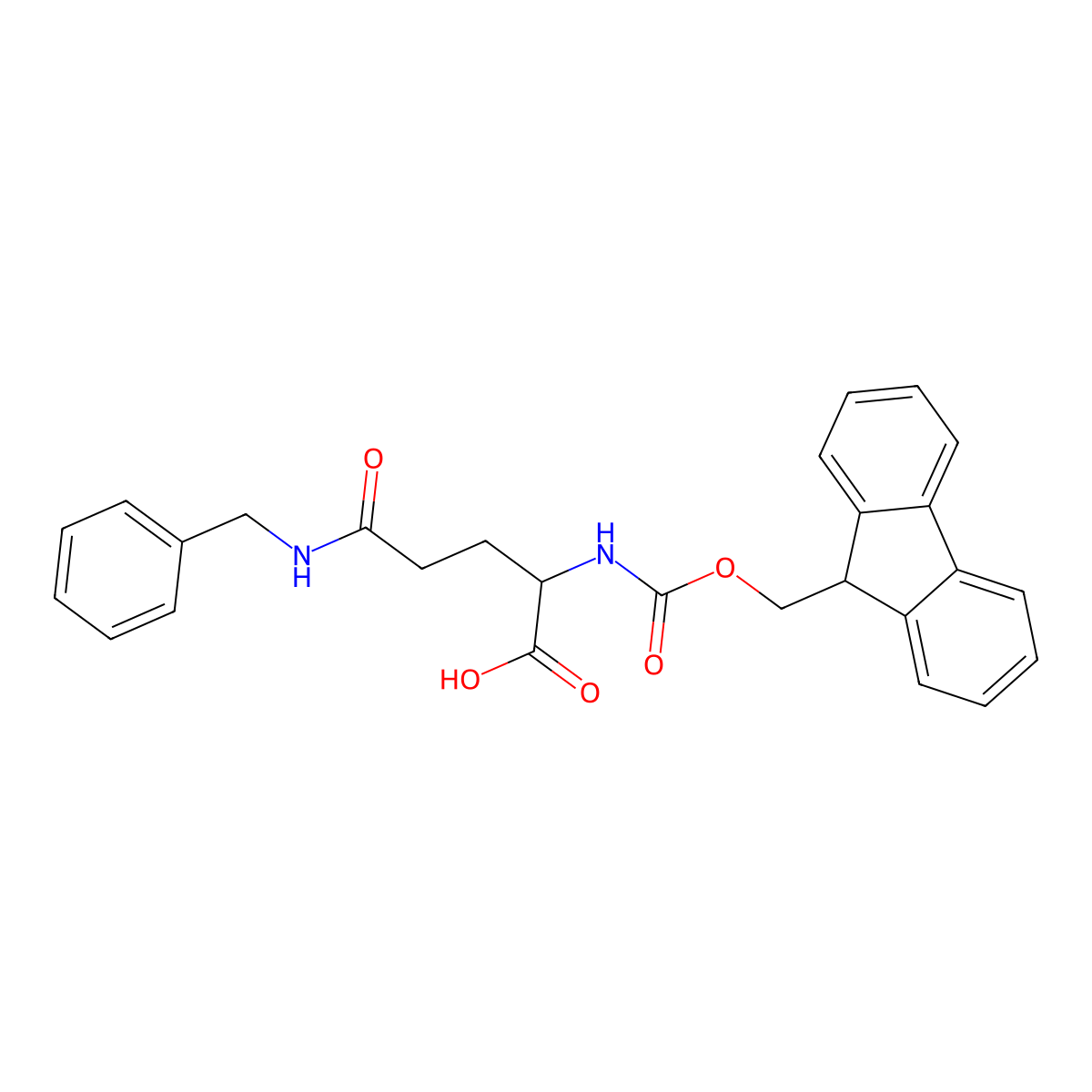 N2-Fmoc-N5-benzyl-D-glutamine molecular structure, CAS 1362858-85-2