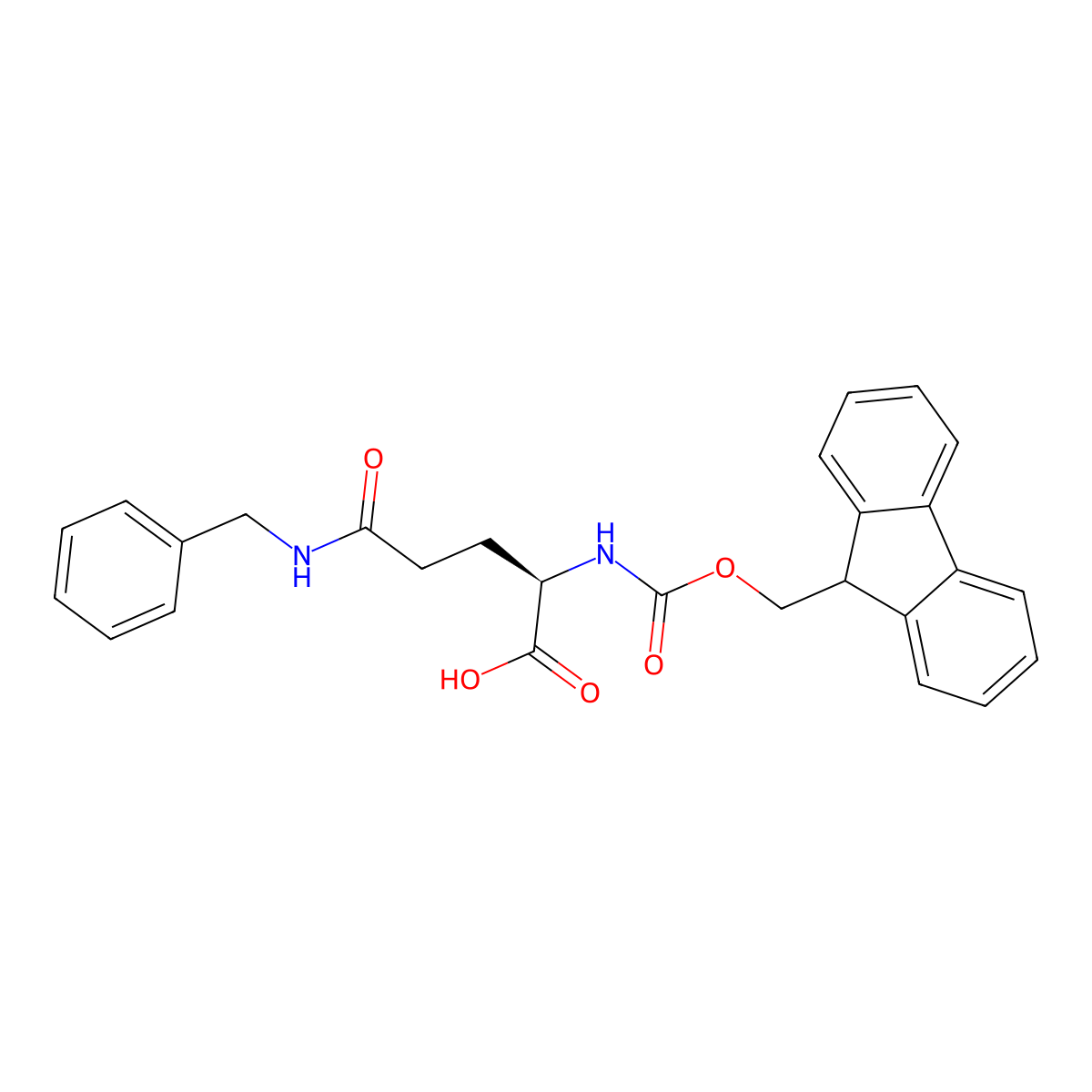 N2-Fmoc-N5-benzyl-D-glutamine molecular structure, CAS 1362858-85-2