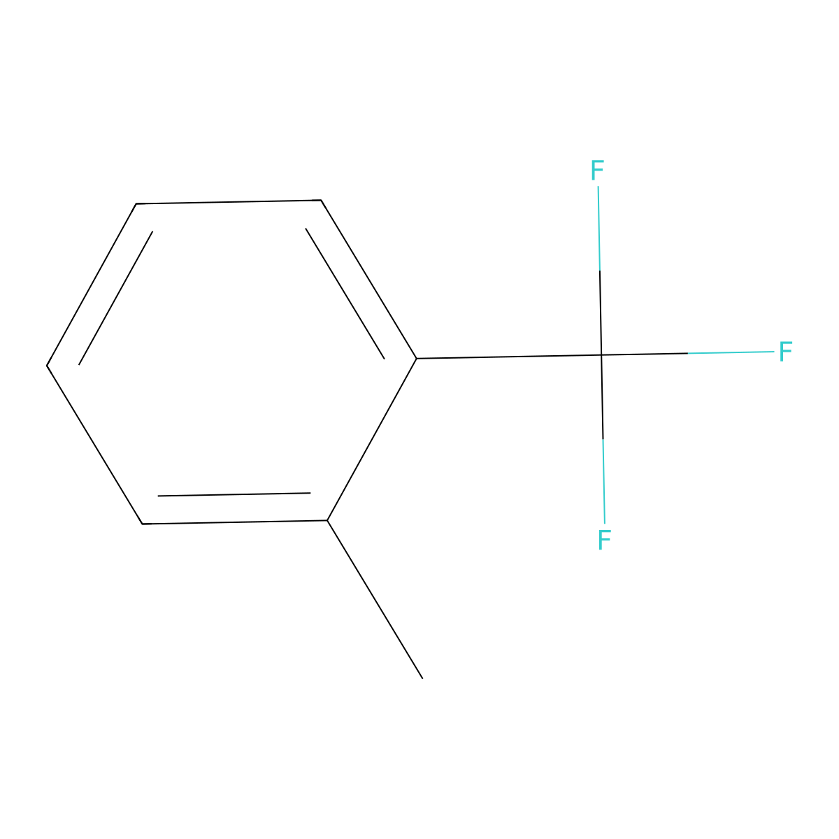 1-Methyl-2-(trifluoromethyl)benzene molecular structure, CAS 13630-19-8