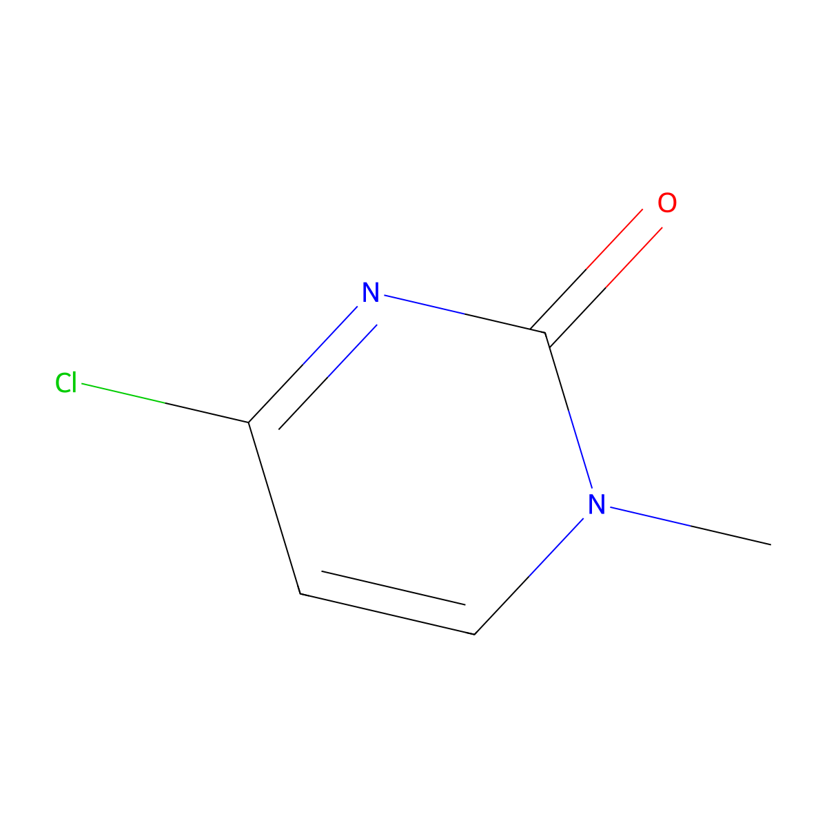 4-Chloro-1-methyl-1,2-dihydropyrimidin-2-one molecular structure, CAS 136308-22-0
