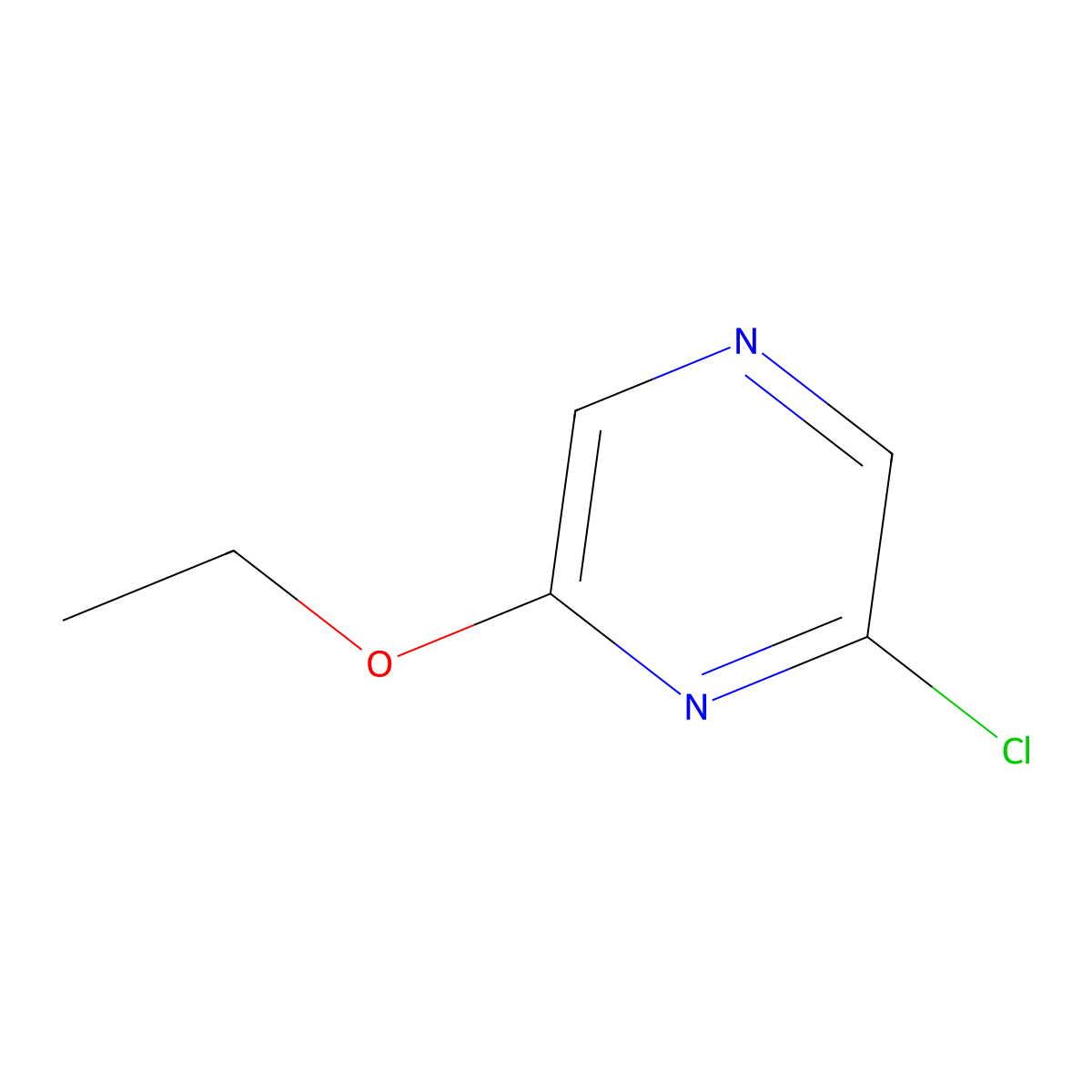 2-Chloro-6-ethoxypyrazine molecular structure, CAS 136309-02-9
