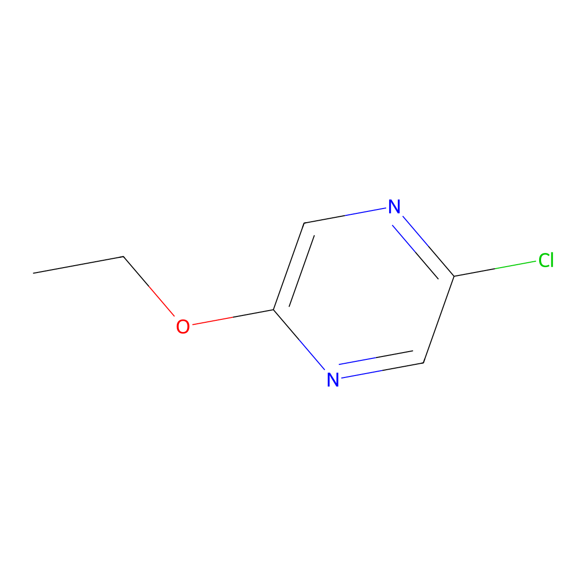 2-Chloro-5-ethoxypyrazine molecular structure, CAS 136309-11-0