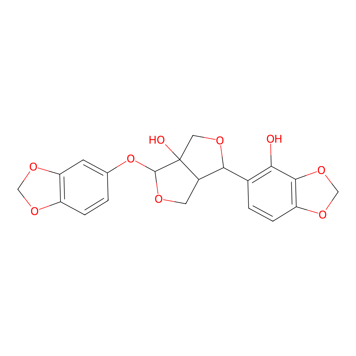 Phrymarolin B molecular structure, CAS 1363160-29-5