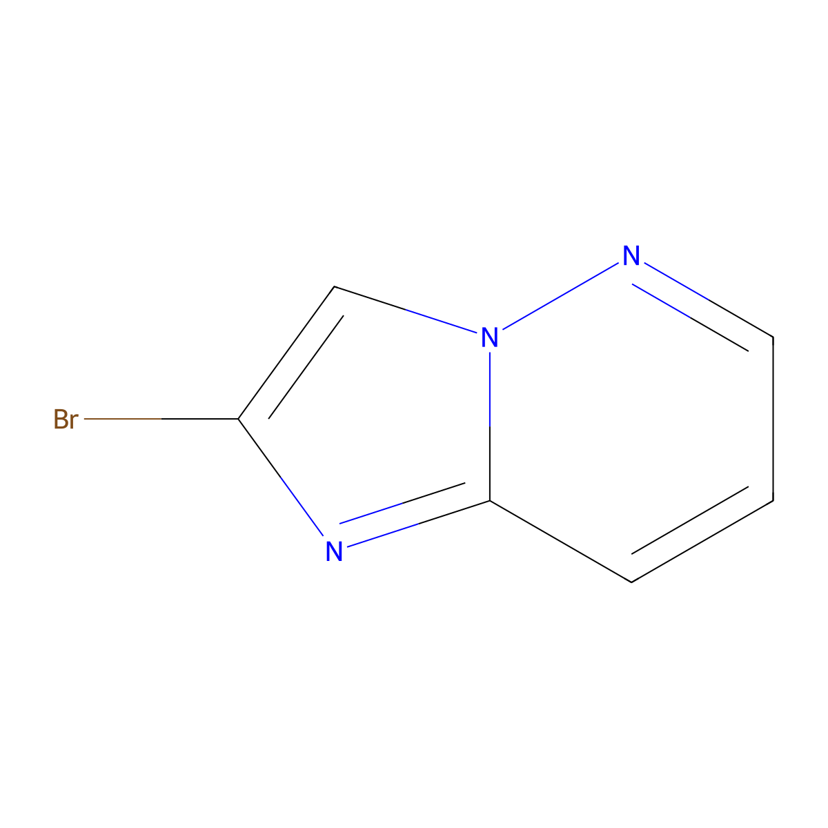 2-Bromoimidazo[1,2-b]pyridazine molecular structure, CAS 1363166-47-5