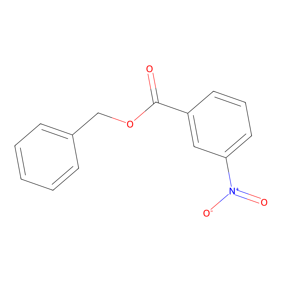 Benzyl 3-nitrobenzoate molecular structure, CAS 136322-11-7