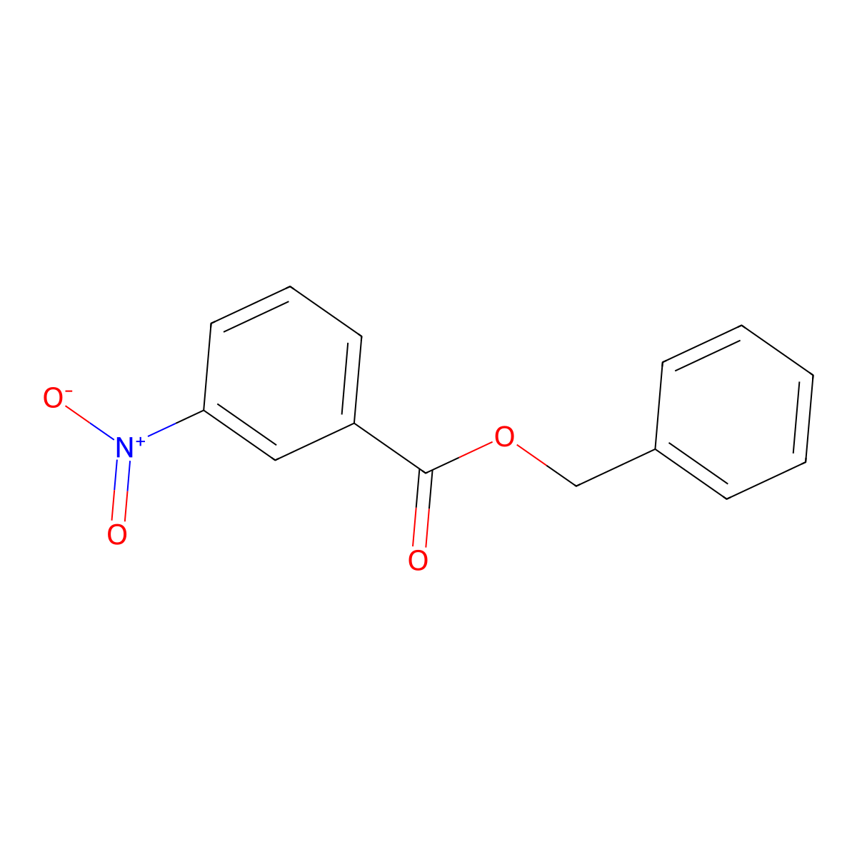 Benzyl 3-nitrobenzoate molecular structure, CAS 136322-11-7