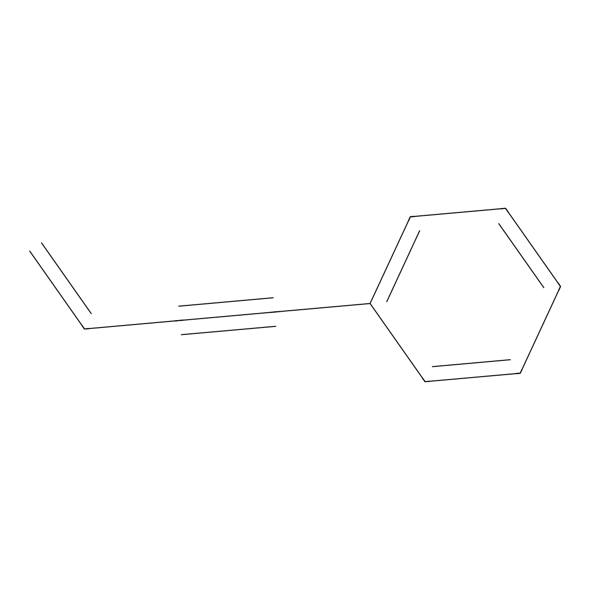 (But-3-en-1-yn-1-yl)benzene molecular structure, CAS 13633-26-6