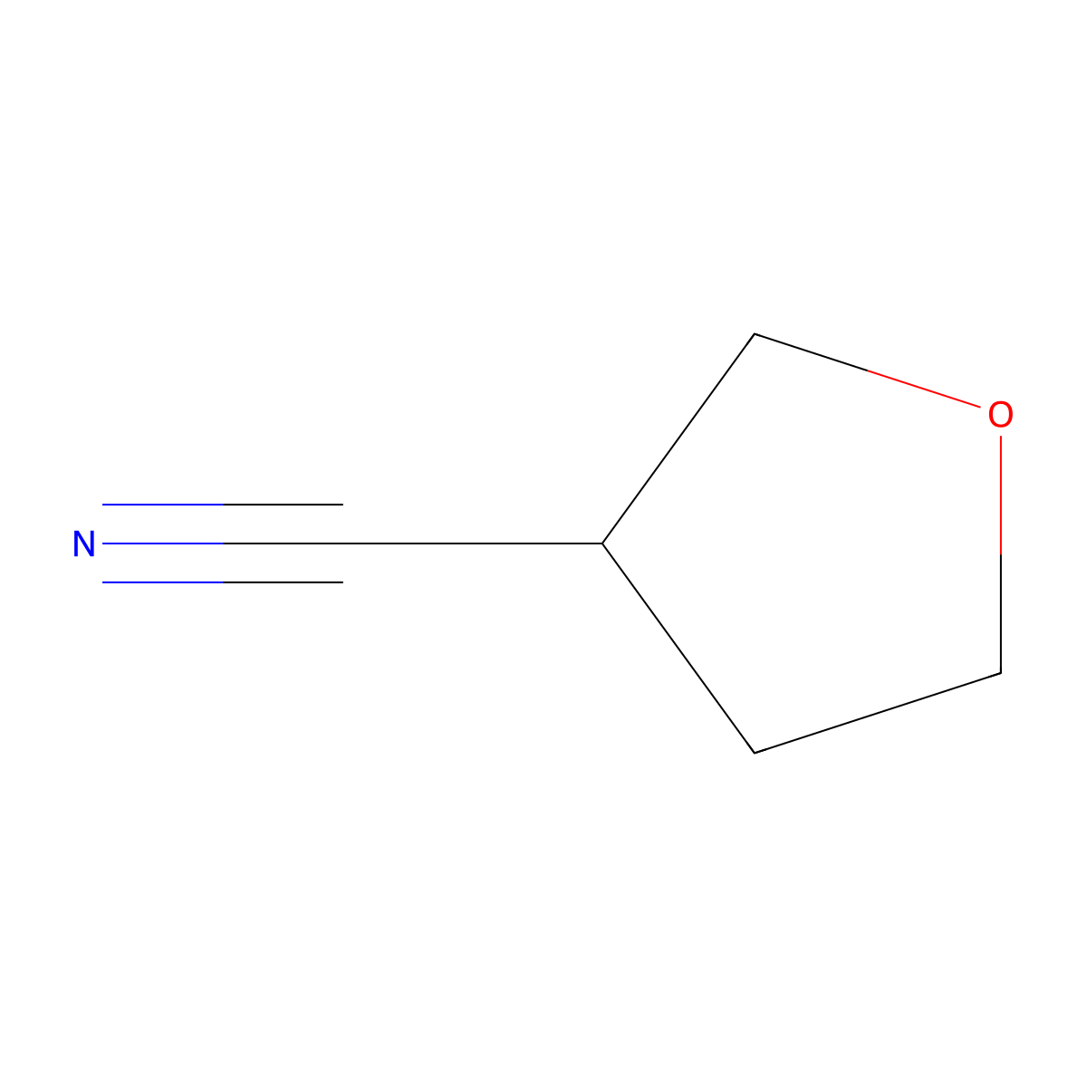(S)-Tetrahydrofuran-3-carbonitrile molecular structure, CAS 1363378-18-0