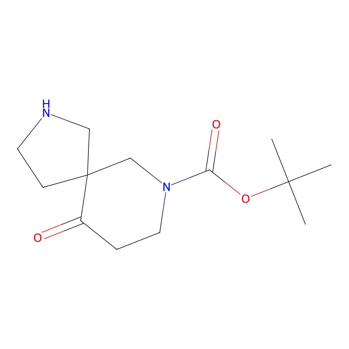 7-Boc-10-oxo-2,7-diaza-spiro[4.5]decane molecular structure, CAS 1363380-92-0