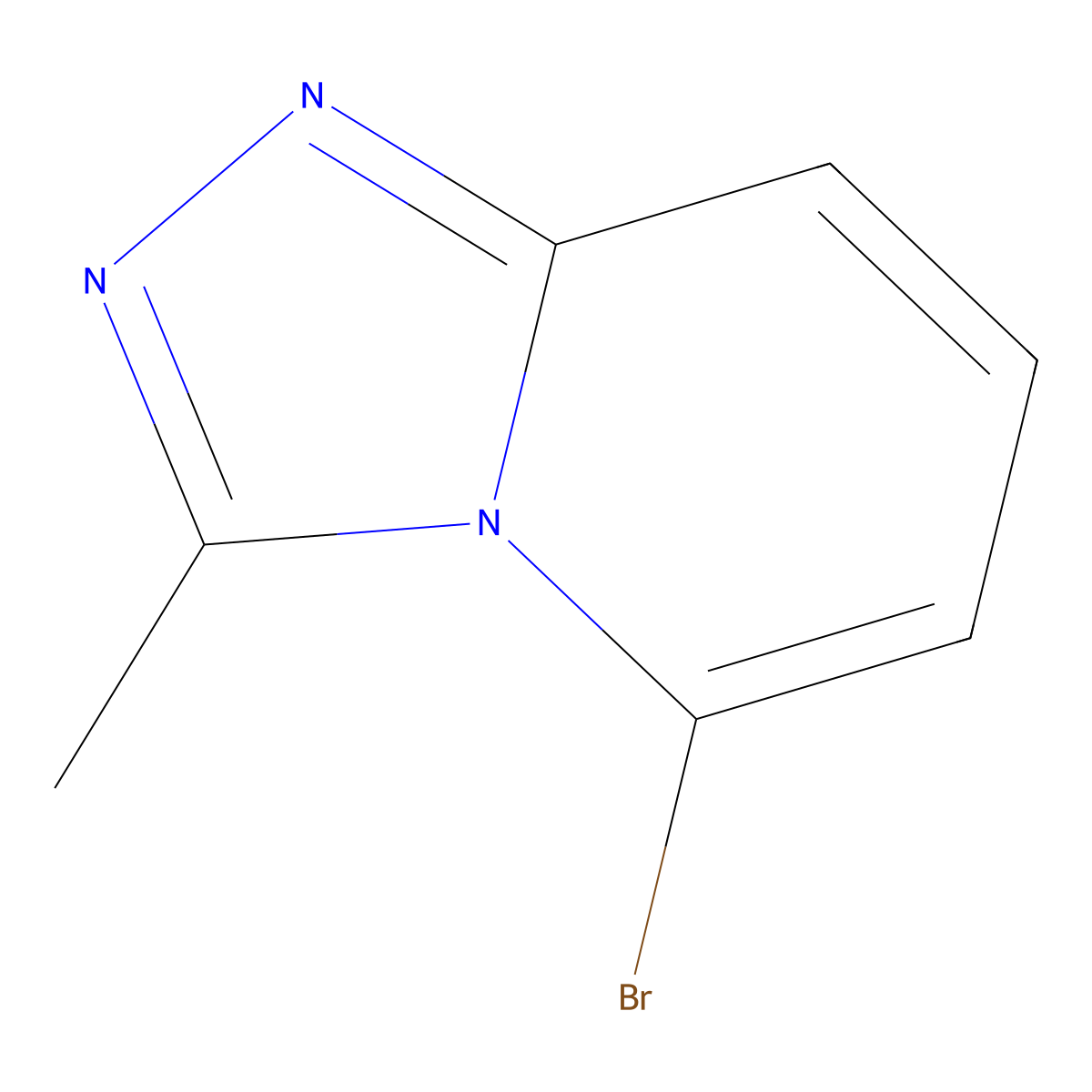 5-Bromo-3-methyl-[1,2,4]triazolo[4,3-A]pyridine molecular structure, CAS 1363380-99-7