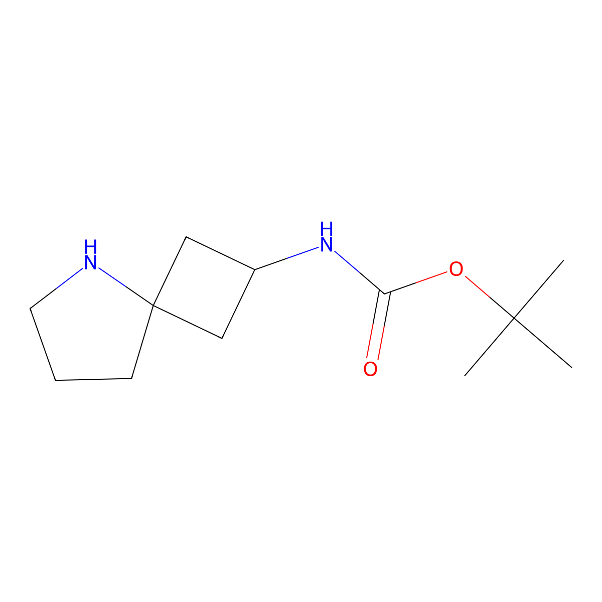 2-(Boc-amino)-5-aza-spiro[3.4]octane molecular structure, CAS 1363381-16-1