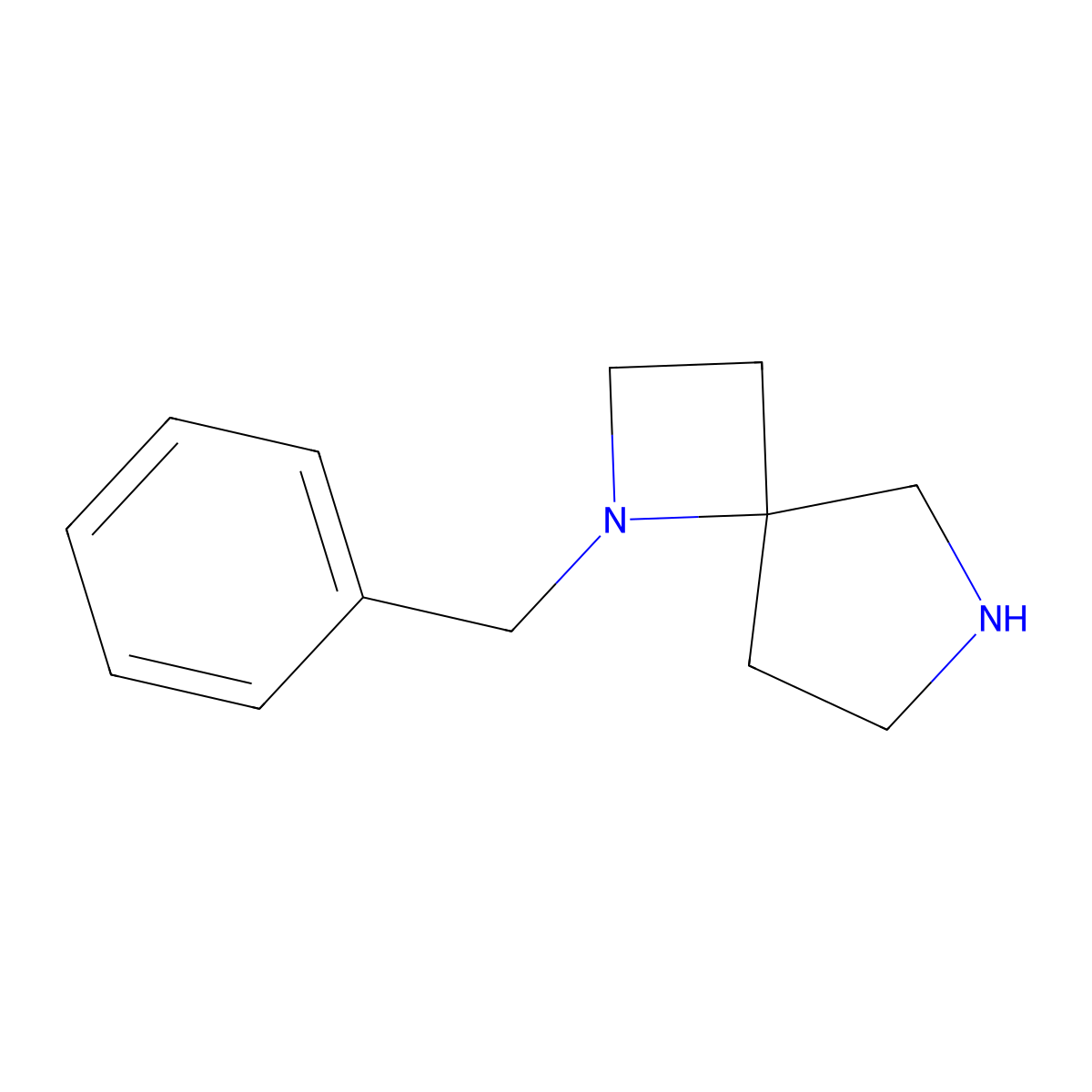 1-Benzyl-1,6-diazaspiro[3.4]octane molecular structure, CAS 1363381-74-1