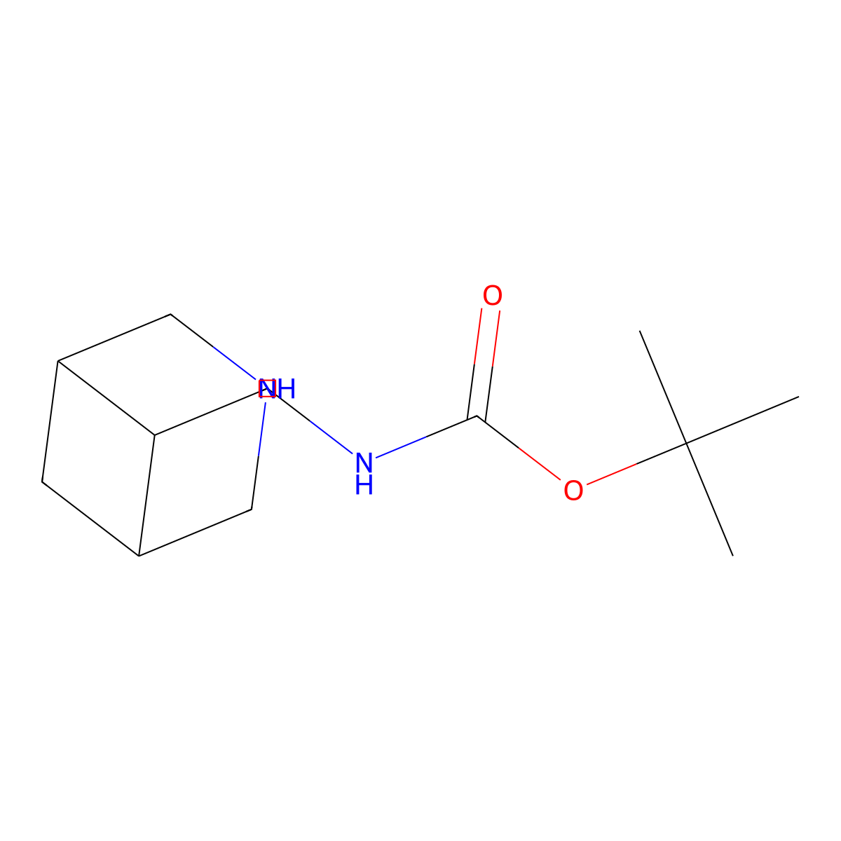 6-(Boc-aminomethyl)-3-azabicyclo[3.1.1]heptane molecular structure, CAS 1363382-87-9
