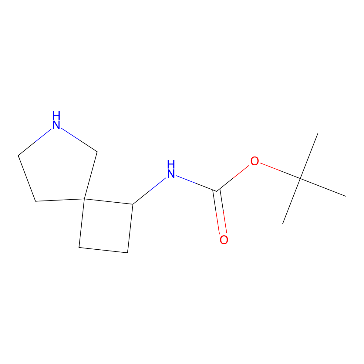 1-(Boc-amino)-6-aza-spiro[3.4]octane molecular structure, CAS 1363382-98-2