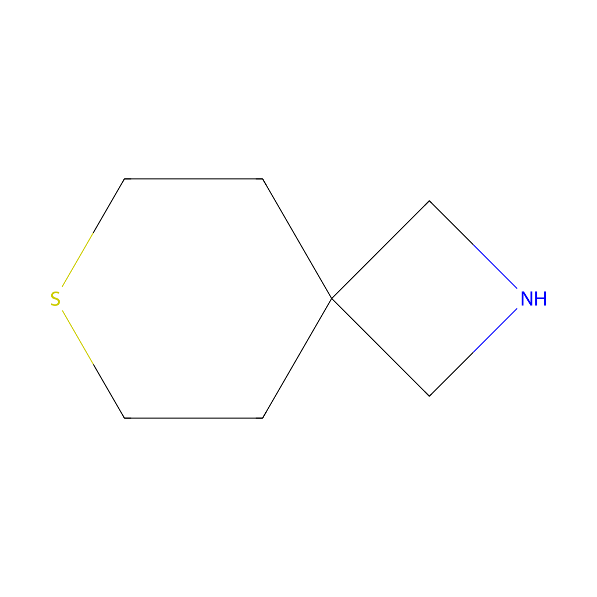 7-Thia-2-azaspiro[3.5]nonane molecular structure, CAS 1363383-22-5