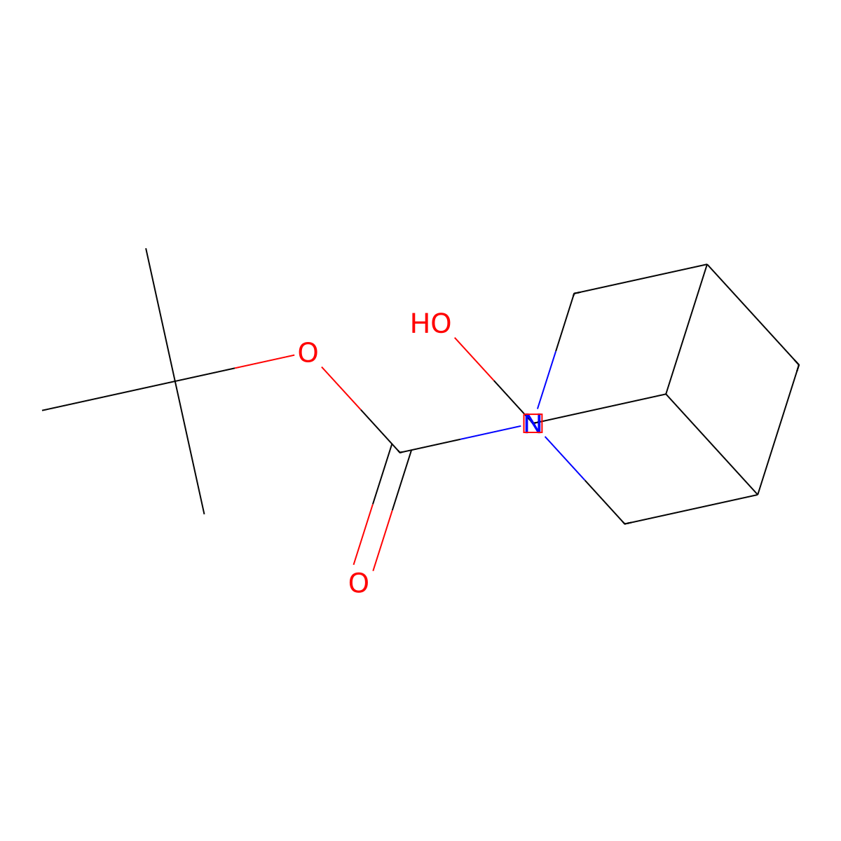 tert-Butyl 6-(hydroxymethyl)-3-azabicyclo[3.1.1]heptane-3-carboxylate molecular structure, CAS 1363383-36-1