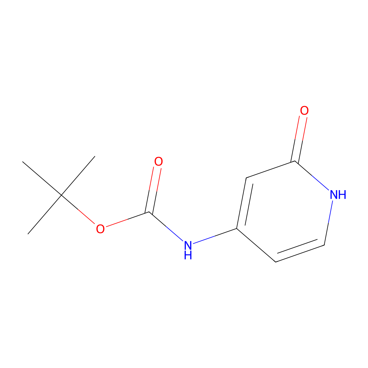 4-(Boc-amino)-2-hydroxypyridine molecular structure, CAS 1363383-37-2