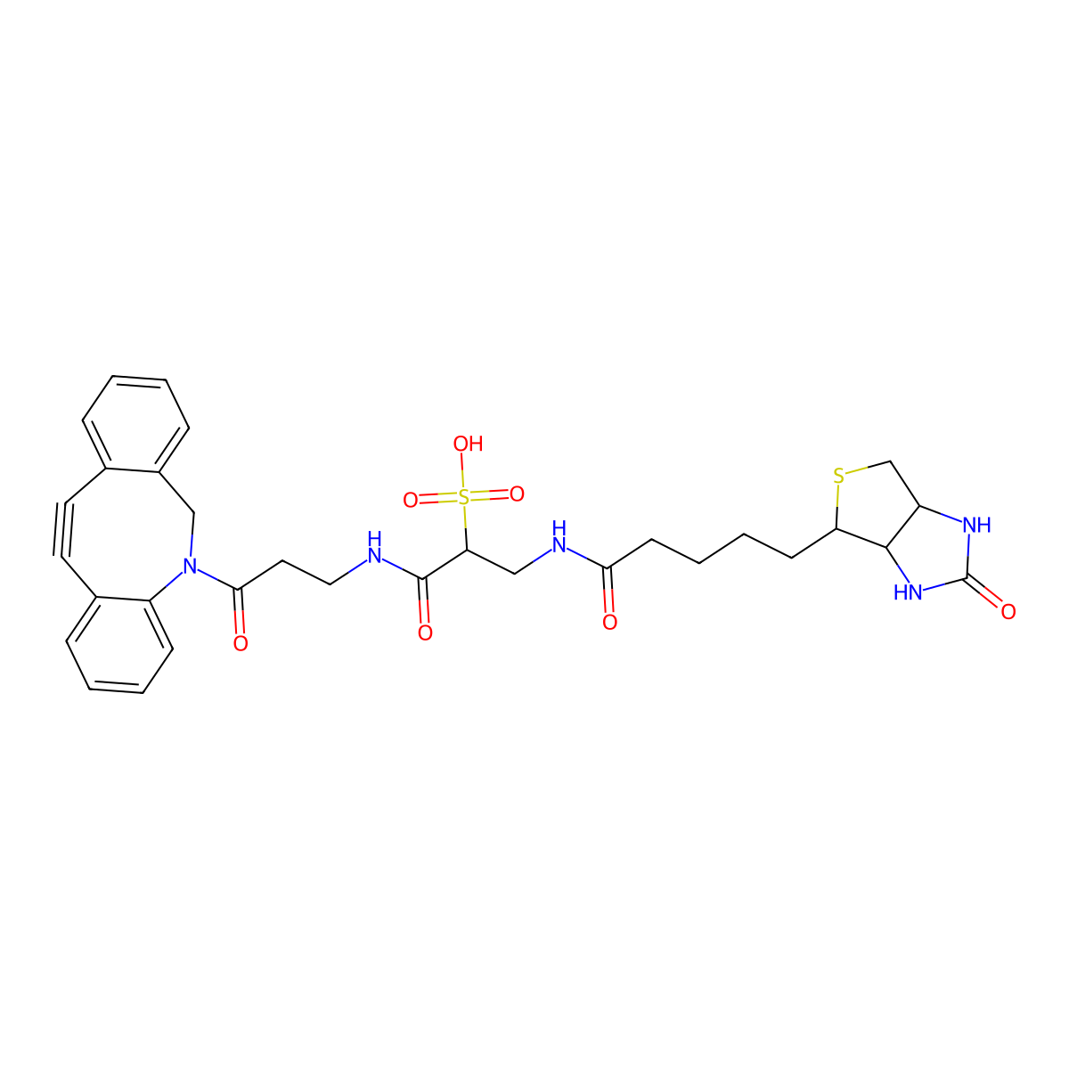 DBCO-Sulfo-Link-Biotin molecular structure, CAS 1363444-70-5